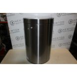 1 EKO SEMI-ROUND 47L STAINLESS STEEL MOTION SENSOR BIN RRP Â£69