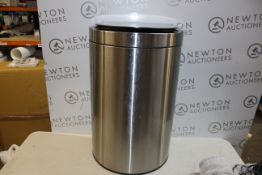 1 EKO SEMI-ROUND 47L STAINLESS STEEL MOTION SENSOR BIN RRP Â£69