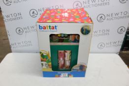 1 BOXED BATTAT WOODEN FARM ACTIVITY CUBE (12+ MONTHS) RRP Â£49.99