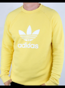 1 BRAND NEW ADIDAS PULL OVER JUMPER IN YELLOW SIZE L RRP Â£29