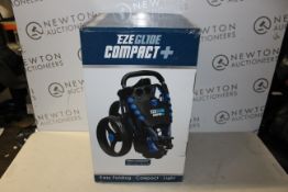 1 BOXED EZE GLIDE SMART FOLD 3-WHEEL GOLF TROLLEY RRP Â£129.99