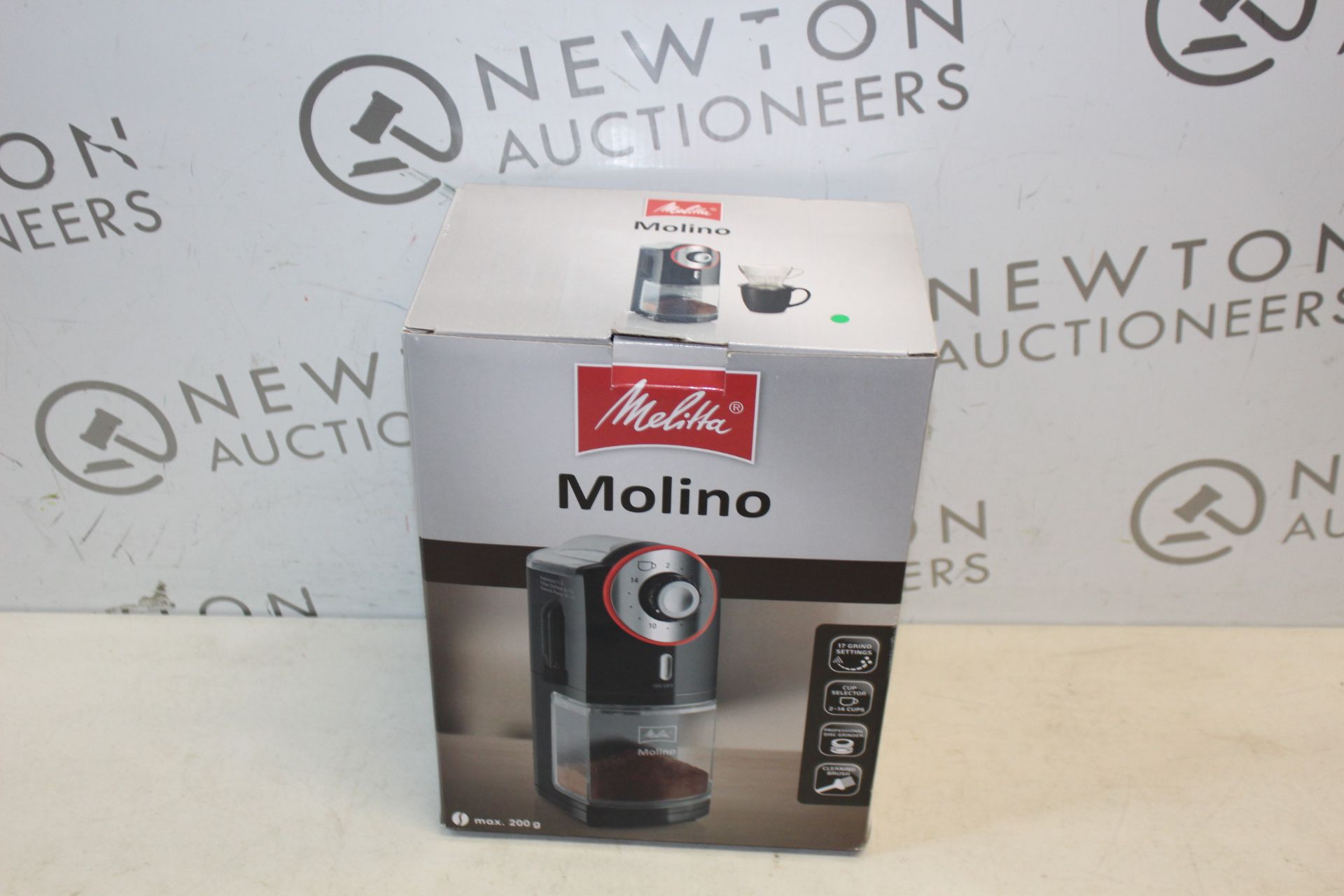 1 BOXED MELITTA MOLINO ELECTRICAL COFFEE GRINDER BLACK RRP Â£49.99