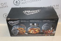 1 BOXED MASON TILTED GLASS JARS RRP Â£29