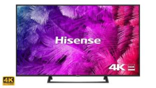 1 HISENSE 65" H65B7300UK 4K ULTRA HD SMART TV WITH STAND AND REMOTE RRP Â£699 (WORKING)