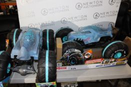 2 HOT WHEELS MONSTER TRUCKS 1:6 SCALE XL MEGA-WREX RC (5+YEARS) RRP Â£149 (SPARES AND REPAIRS,