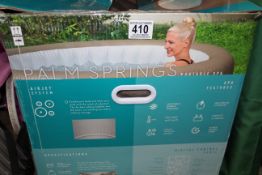 1 BOXED LAY-Z-SPA PALM SPRINGS INFLATABLE PORTABLE HOT TUB SPA PUMP RRP Â£199