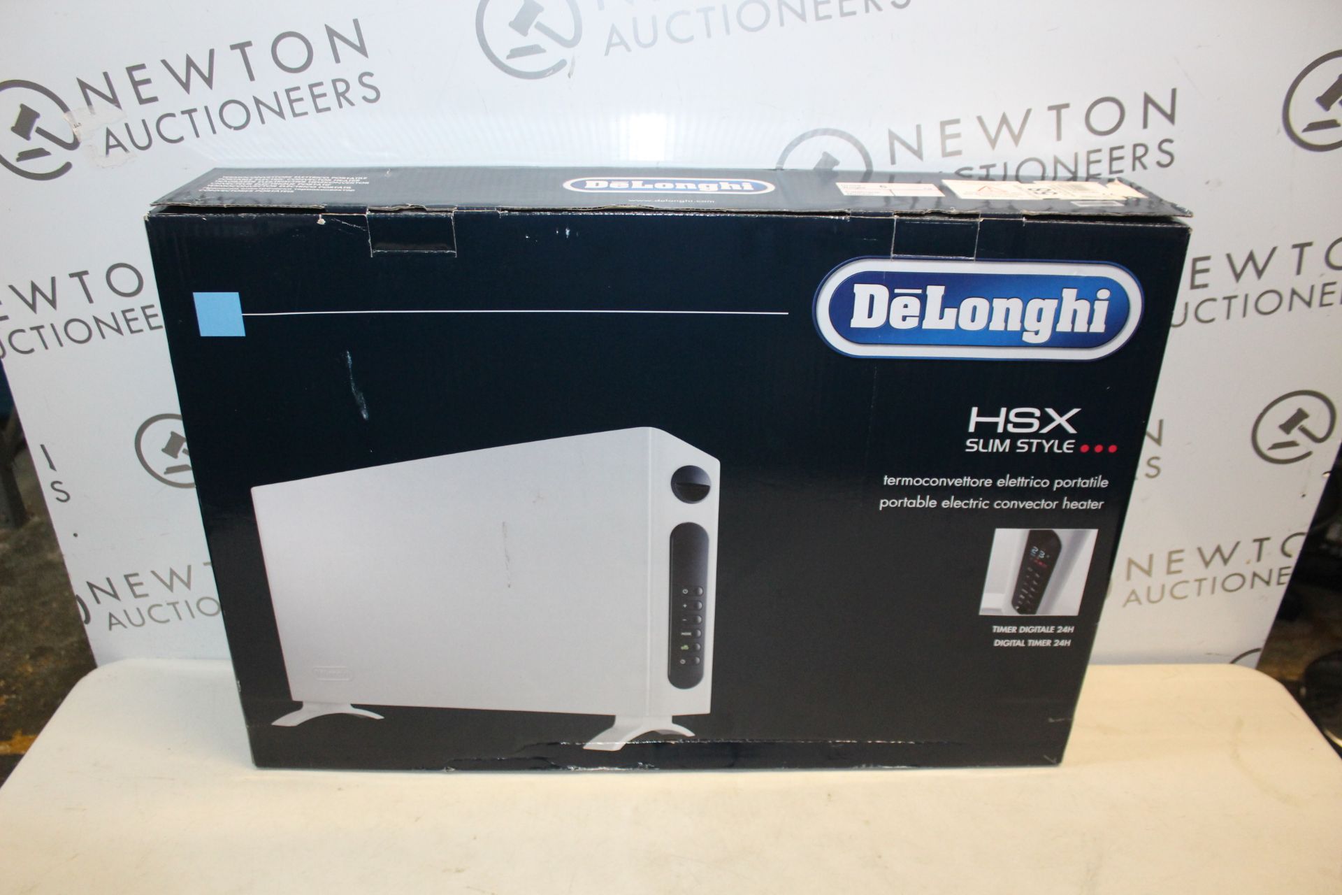 1 BOXED DE'LONGHI HSX4324E.WH 2,4KW THERMO CONVECTOR HEATER WITH DIGITAL THERMOSTAT RRP Â£79