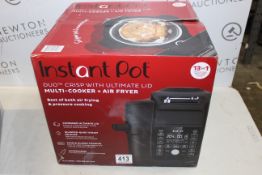 1 BOXED INSTANT POT GOURMET CRISP ULTIMATE 13-IN-1 PRESSURE COOKER & AIR FRYER, 6.2L RRP Â£199