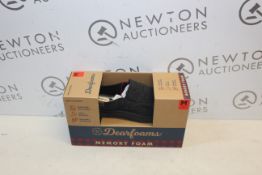 1 BRAND NEW BOXED PAIR OF DEARFOAMS MENS SIZE M MEMORY FOAM SLIPPERS RRP Â£34.99