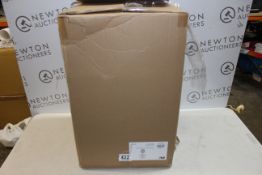 1 BOXED LOLEK SILVER GLASS DUAL LIGHT TABLE LAMP RRP Â£119