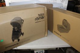 1 BOXED BRITAX RÃ–MER STRIDER M PUSHCHAIR WITH CARRYCOT RRP Â£499