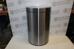 1 EKO SEMI-ROUND 47L STAINLESS STEEL MOTION SENSOR BIN RRP Â£69