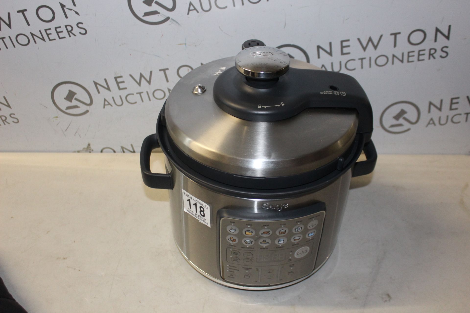 1 SAGE THE FAST SLOW GO MULTICOOKER IN BRUSHED STAINLESS STEEL MODEL SPR680 RRP Â£149