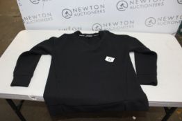 1 ANDREW MARC NEW YORK JUMPER IN BLACK SIZE S RRP Â£29