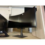 1 SAMSUNG [DAMAGED SCREEN] S34A650 34 INCH UWQHD 100HZ VA CURVED MONITOR, S34A650UBU RRP Â£549 [