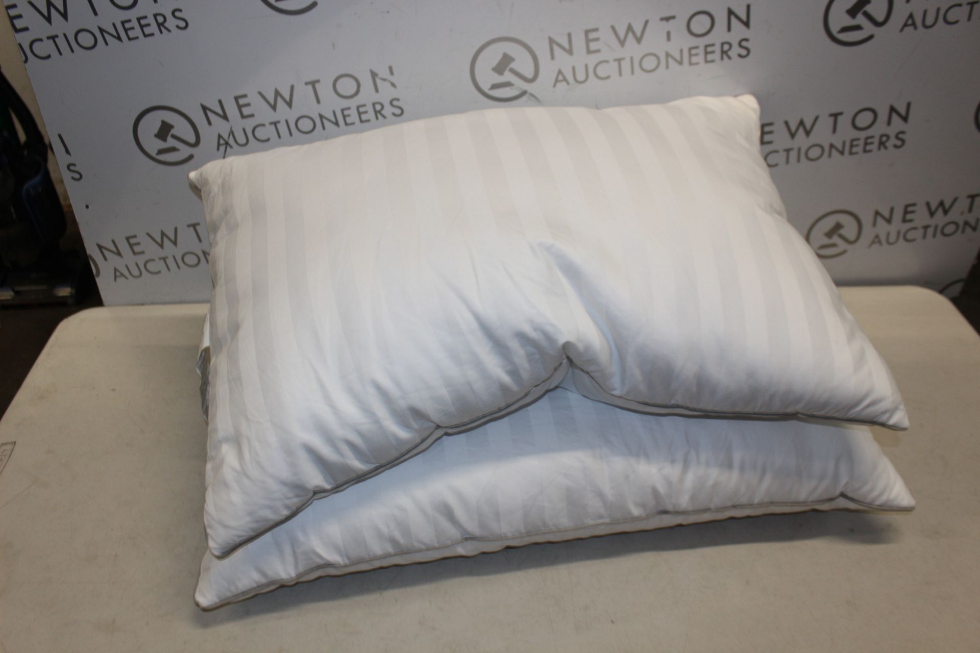 1 PAIR OF HOTEL GRAND DOUBLE TOP GOOSE FEATHER & GOOSE DOWN PILLOWS RRP Â£29