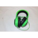 1 RAZER KRAKEN GAMING HEADSET IN GREEN RRP Â£64.99