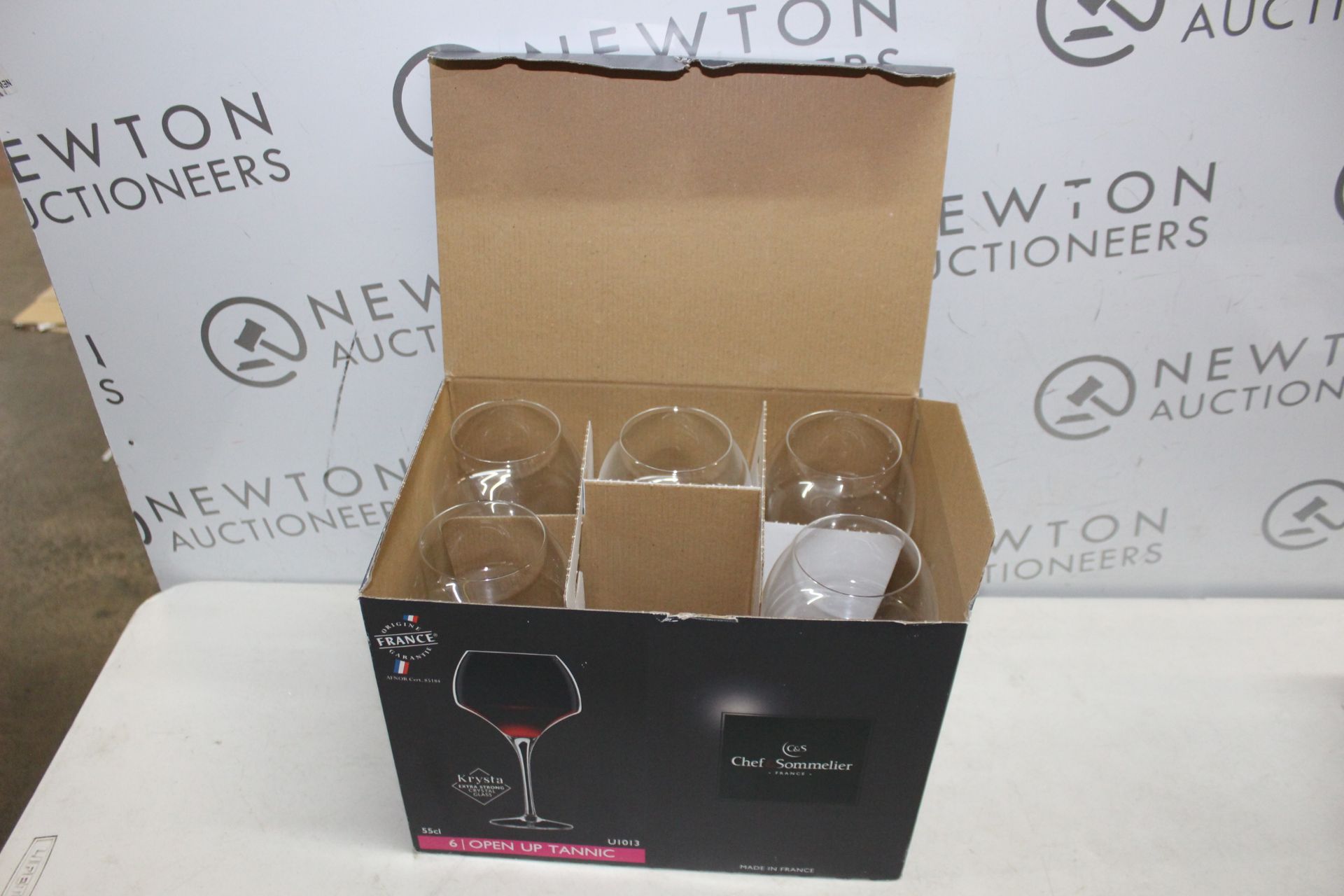1 BOXED SET OF KRYSTA EXTRA STRONG CRYSTAL GLASS WINE GLASSES RRP Â£29