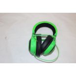 1 RAZER KRAKEN GAMING HEADSET IN GREEN RRP Â£64.99