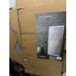 1 BOXED CRACKED MIRROR GALLERY LUNA LEANER MIRROR 178CM X 76CM RRP Â£229.99