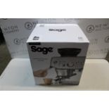 1 BOXED SAGE THE BARISTA EXPRESS IMPRESS BEAN TO CUP COFFEE MACHINE IN BLACK STAINLESS STEEL RRP Â£
