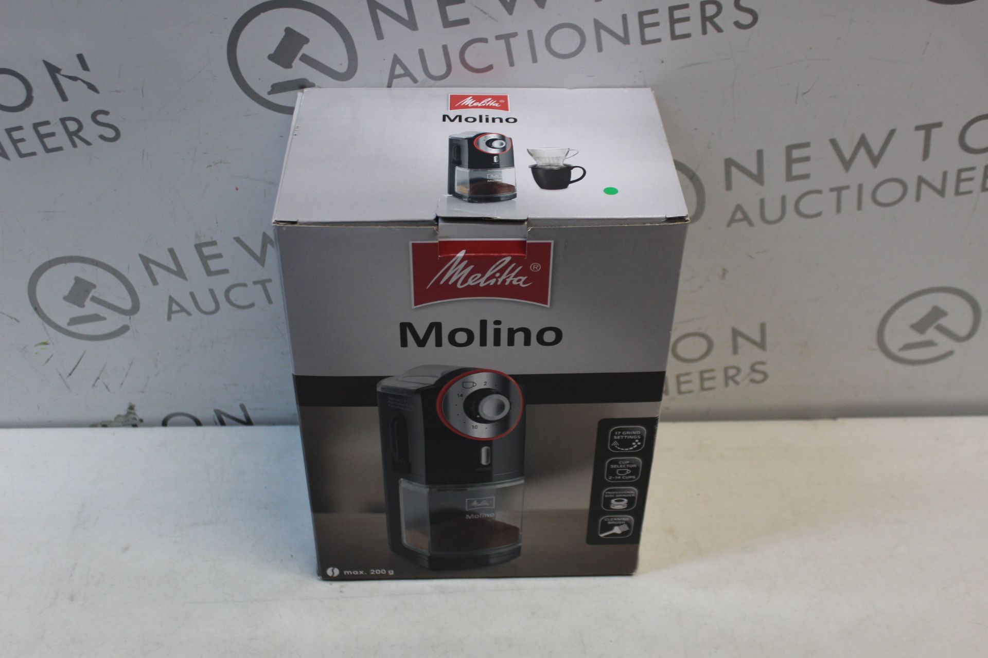 1 BOXED MELITTA MOLINO ELECTRICAL COFFEE GRINDER BLACK RRP Â£49.99