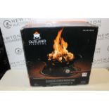 1 BOXED OUTLAND CYPRESS FIREBOWL PORTABLE PROPANE CAMP FIRE RRP Â£59