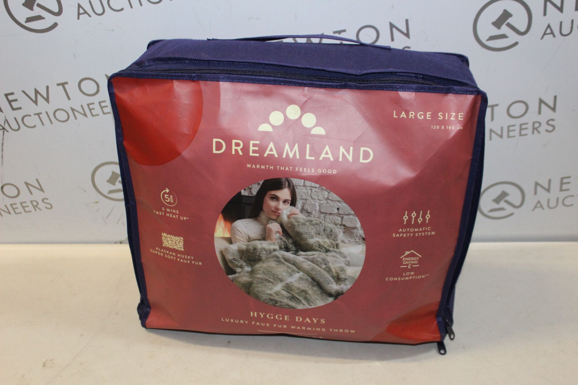1 BAGGED DREAMLAND RELAXWELL DELUXE FAUX FUR HEATED THROW RRP Â£89.99