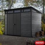 1 BOXED KETER CORTINA 9FT 2" X 7FT (2.8 X 2.1M) STORAGE SHED RRP Â£1199 (PICTURES FOR ILLUSTRATION