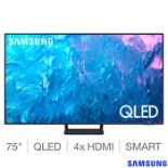 1 SAMSUNG UE75AU9000 (2021) HDR 4K ULTRA HD SMART TV WITH STAND RRP Â£899 (WORKING, NO STAND)