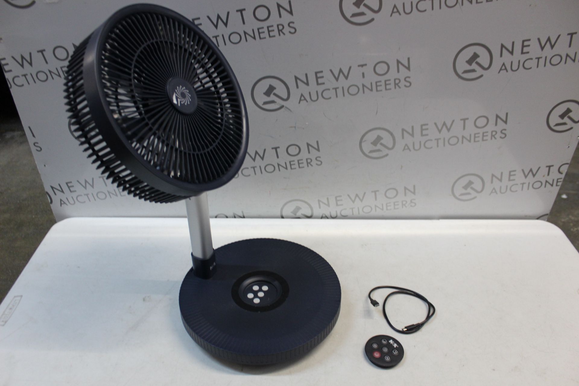 1 NSA ULTIMATE FOLDING-AWAY FAN WITH REMOTE CONTROL, FFDC-24RC MIDNIGHT BLUE RRP Â£79.99