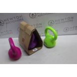 1 EVERLAST 16KG KETTLEBELL SET: 8KG; 5KG; 3KG RRP Â£49