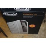 1 BOXED DE'LONGHI DRAGON 4 PRO OIL FILLED RADIATOR RRP Â£129.99