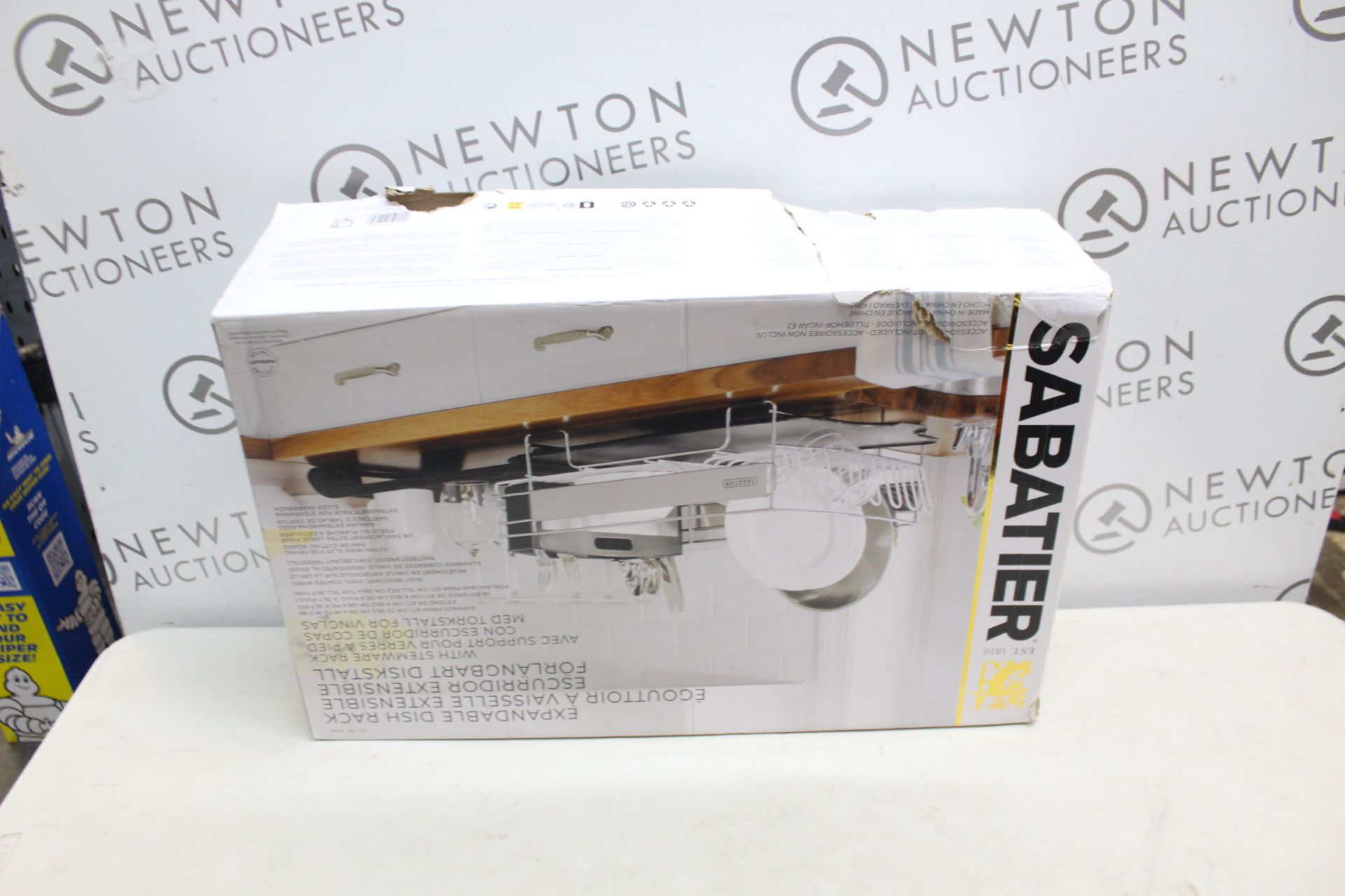 1 BOXED SABATIER EXPANDABLE DISH RACK RRP Â£44.99