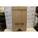 1 BOXED AVF HOXTON TV STAND FOR TV'S UP TO 70", LIGHT WOOD RRP Â£199