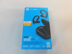 1 BOXED JLAB EPIC AIR SPORT ANC TRUE WIRELESS EARBUDS IN BLACK RRP Â£79.99