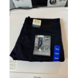 1 BRAND NEW MENS ENGLISH LAUNDRY STRETCH FABRIC PANTS IN NAVY SIZE 36X30 RRP Â£29