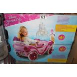 1 BOXED DISNEY PRINCESS ROYAL HORSE CARRIAGE 6 VOLT ELECTRIC RIDE ON RRP Â£249