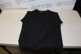 1 ANDREW MARC NEW YORK JUMPER IN BLACK SIZE S RRP Â£29