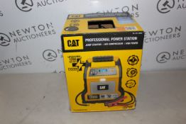 1 BOXED CAT 1200AMP JUMP STARTER, PORTABLE USB CHARGER AND AIR COMPRESSOR RRP Â£99.99