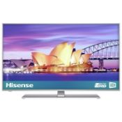 1 HISENSE H50A6550UK 50 INCH SMART 4K UHD LED TV WITH STAND AND REMOTE RRP Â£349 (WORKING, LIKE