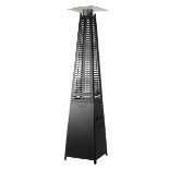 1 WELL TRAVELLED LIVING 2.2M (87") 40,000 BTU PYRAMID GAS PATIO HEATER RRP Â£299 (NO GLASS TUBE,