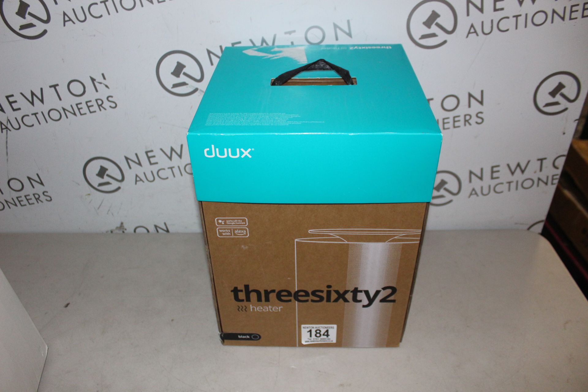1 BOXED DUUX THREESIXTY 2 SMART FAN HEATER IN BLACK RRP Â£89.99