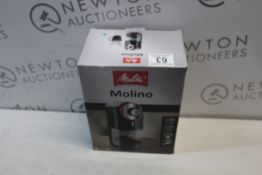 1 BOXED MELITTA MOLINO ELECTRICAL COFFEE GRINDER BLACK RRP Â£49.99