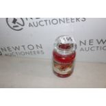 1 YANKEE CANDLE SPARKLING CINAMON SCENTED CANDLE WITH GLASS JAR RRP Â£29.99