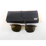 1 PAIR OF MONTBLANC SUNGLASSESS WITH CASE MODEL MB0145S 003 RRP Â£149.99