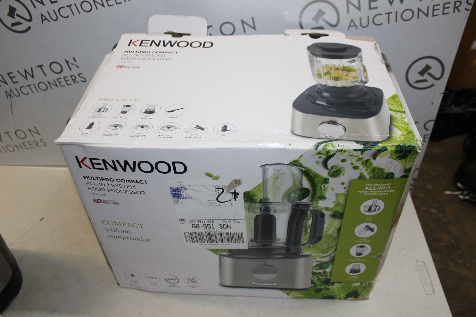 1 BOXED KENWOOD FDM302SS 800W 2.1L MULTI-PRO COMPACT FOOD PROCESSOR RRP Â£129.99