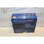 1 BOXED LIGHTS4YOU 4M LENGTH, 0.5M DROP, 152 LED ICE WHITE BULBS RRP Â£49