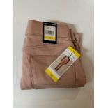 1 BRAND NEW ANDREW MARC WOMEN'S PULL ON PANTS IN PINK SIZE 10 RRP Â£29