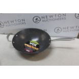 1 NORDIC WARE ALUMINIUM WOK WITH STAINLESS STEEL HANDLE, 35.5CM RRP Â£49